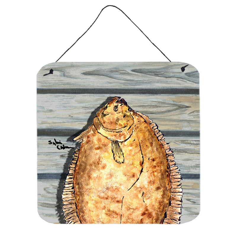 "par sylvia, reproduction d’art graphique Flounder