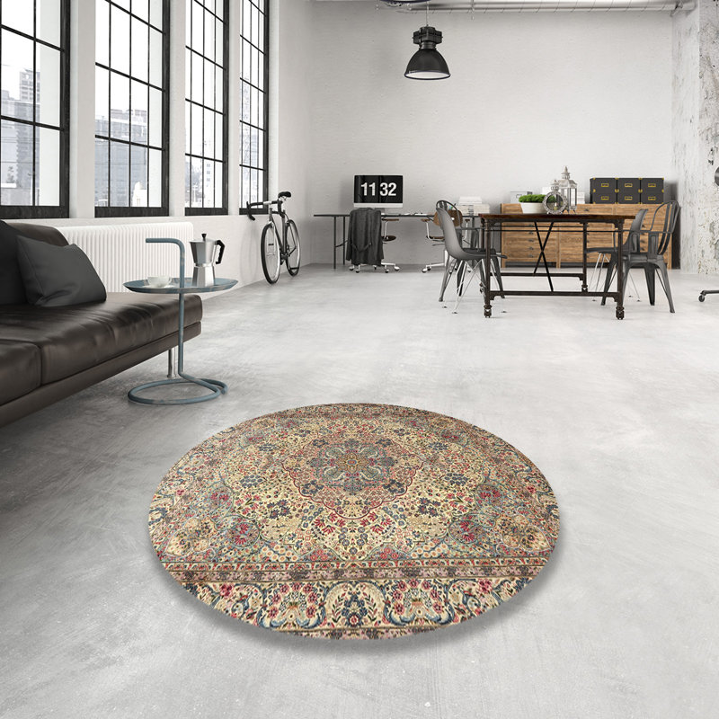 Oriental Indoor Rug, Round 5'