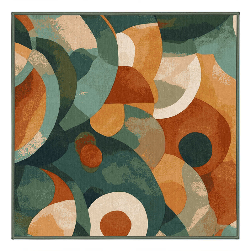 Pebble Paths Rug, Square 7'