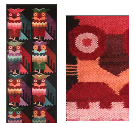 Tapisserie night owls par zosimo laura