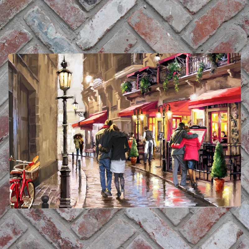 MACNEIL STUDIOS Traditional Cities & Countries Wall Decor on Ceramic
