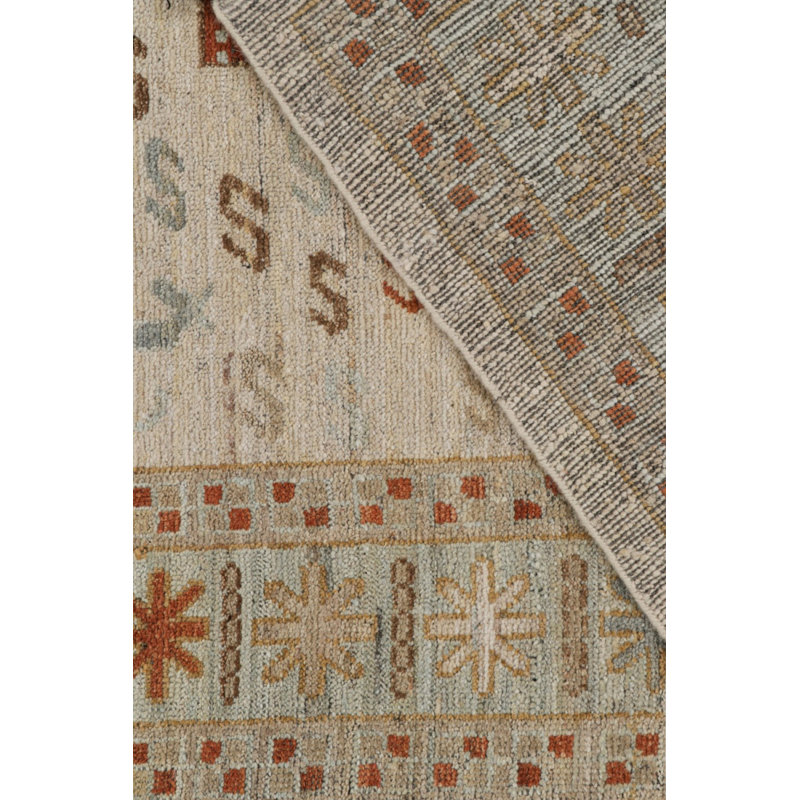 Burano Hand Knotted Wool Animal Print Area Rug, Rectangle 8' x 10'