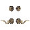 Nostalgic Warehouse Rope Rosette Entry Set with Manor Lever