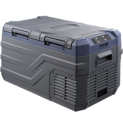 Car Refrigerator, 12 Volt Car Refrigerator Fridge, 25 L Dual Zone Portable Freezer, -4℉-68℉ Adjustable Range, 12/24V DC And 100-240V AC Compressor Cooler For Outdoor, Camping, RV