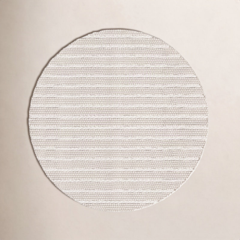 Natura 280 Area Rug In Ivory, Round 8'