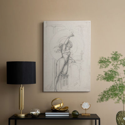 Croquis rétro L III - galerie Cavas