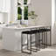Camberly Upholstered Counter Stool with Metal Frame