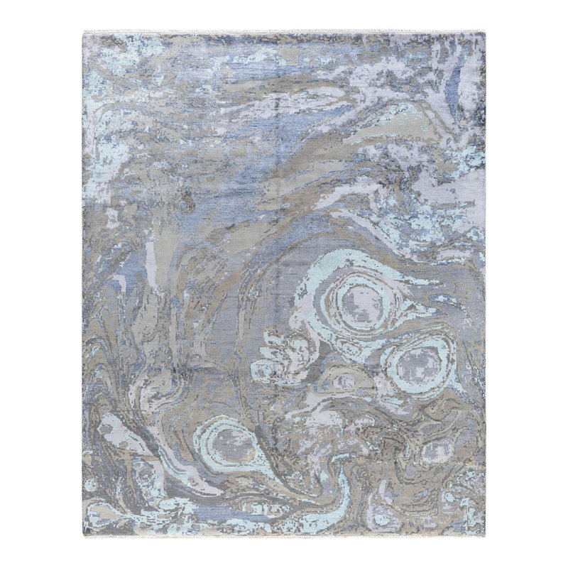 Overdyed One-of-a-Kind 8' 3" X 10' 3" Hand Knotted Area Rug
