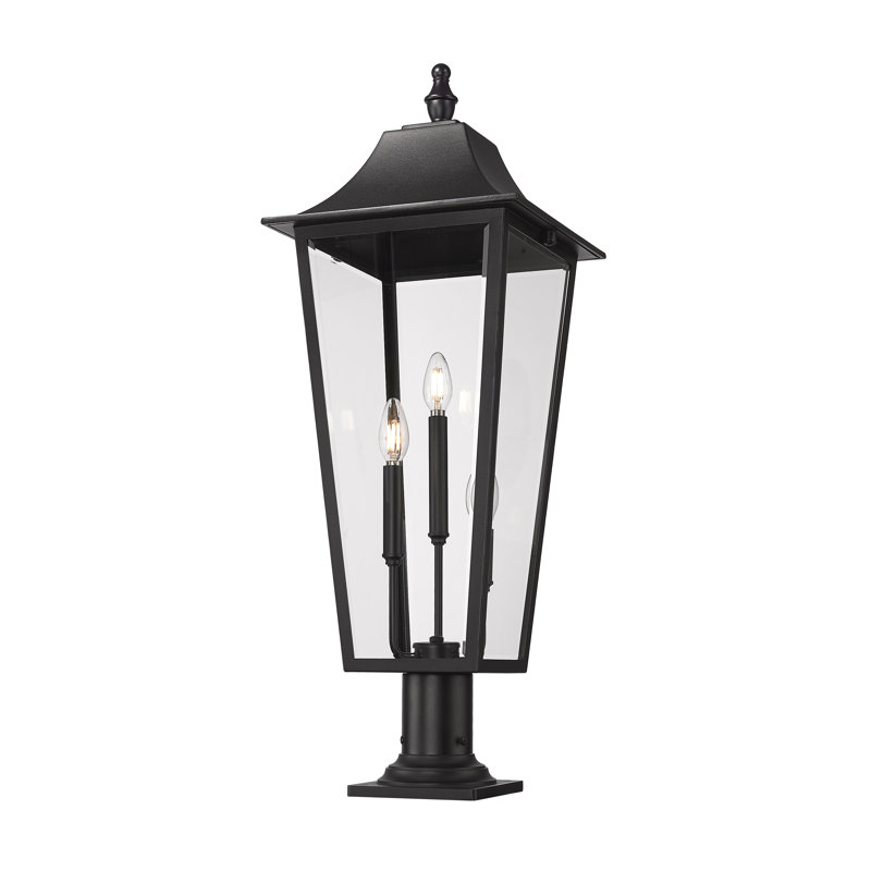 Luminaire d'extérieur 3 lumières Barling, H 33,5 po x l 12 po x P 12 po