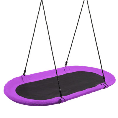 Zoomie Kids Tully Plastic Web / Saucer Swing Swing Seat with Mounting Hangers