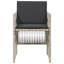 Outdoor Patio Dining Armchair with Cushion-528651944-528651951