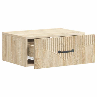49cm W Manufactured Wood Bedside Table