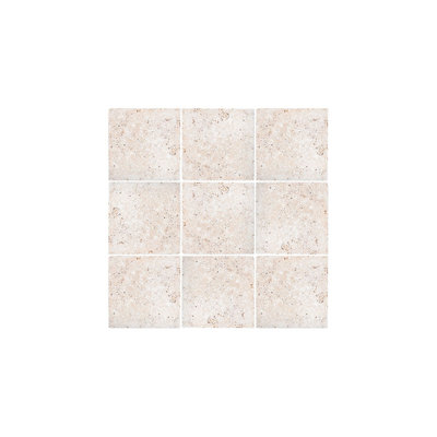 Ivory 4" x 4" Travertine Wall Tile