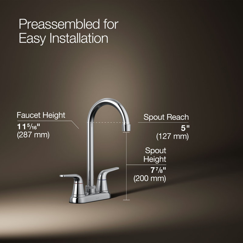Two Handle Bar Faucet