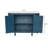 Lysiane 47'' Oval Buffet Sideboard Cabinet  With 4 Doors