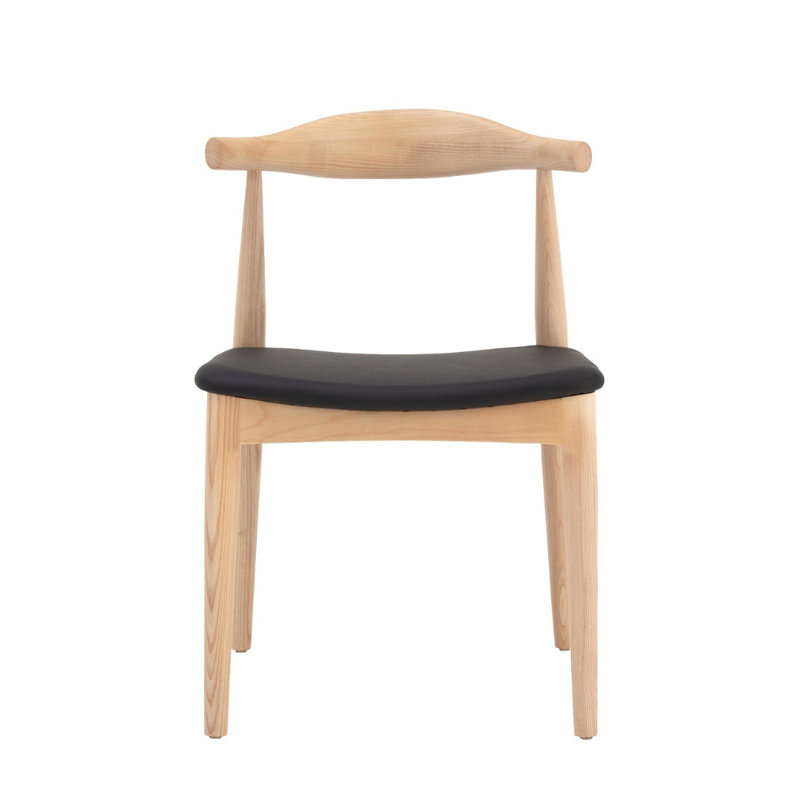 Chaise sans accoudoirs en bois massif Medley, Ash