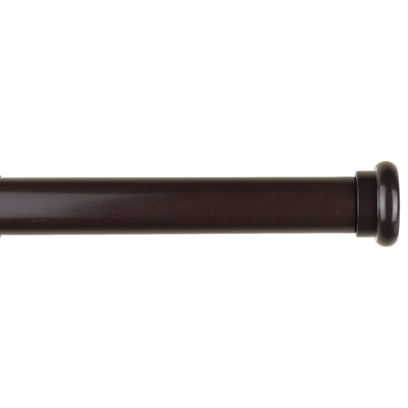 Tringle à rideaux simple Mulvey, H 1 po x l 84 po x P 1 po, Bronze