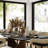 Hobart Modern Rectangular Sintered Stone Dining Table with Pedestal Base-654490484-666994732