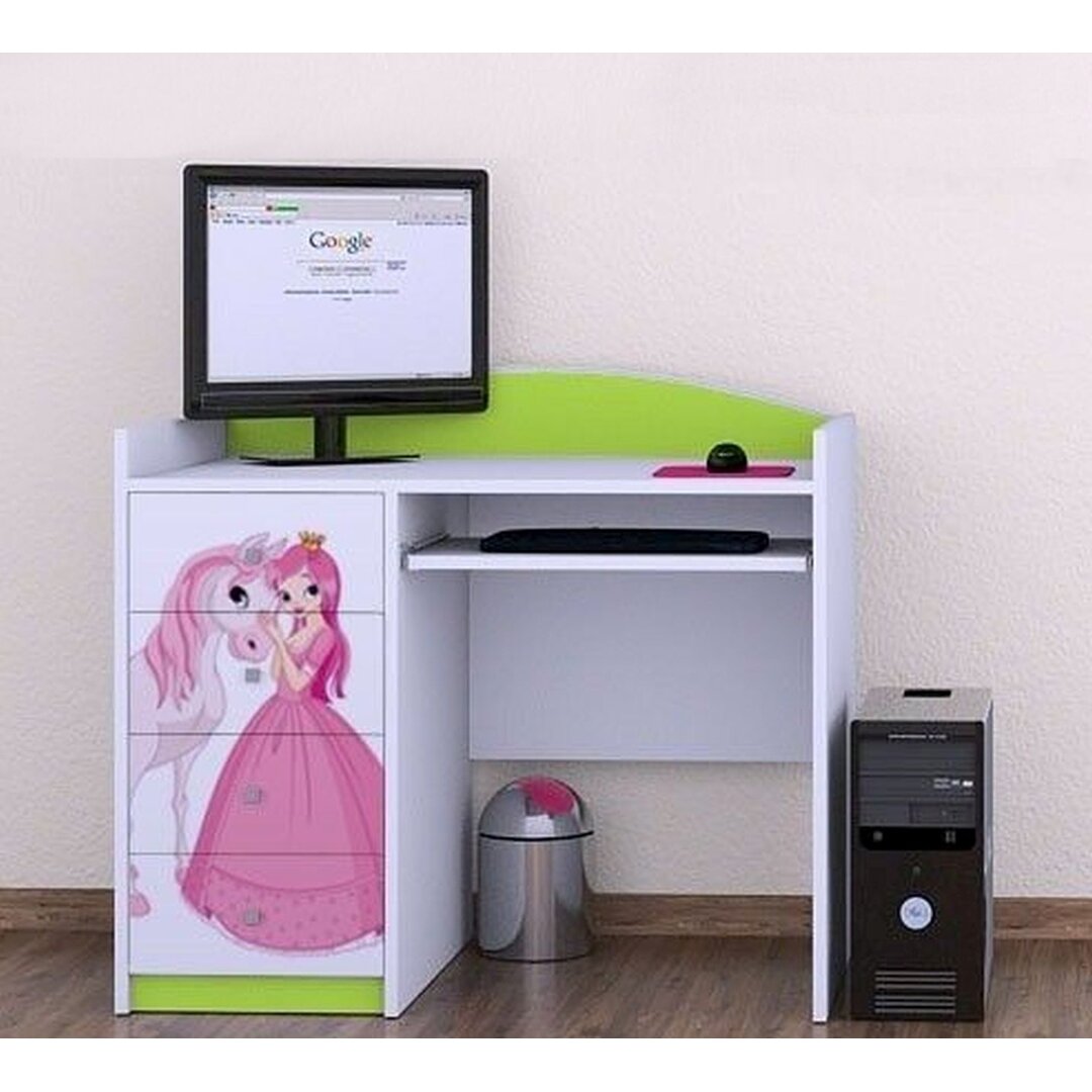 100 cm Computertisch Lime