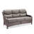 Wickes Patio Outdoor PE Wicker Sofa With 6" Thickness Cushions-110860479-110860480