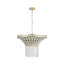 Lustre cascade de cristal 8 lumières 23,6 "23,6"