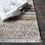Tapis tibétain en laine / coton à motif géométrique noir noué à la main-398797493