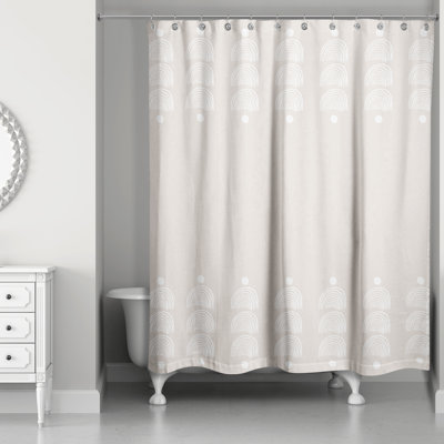 Rideau de douche simple Alashia