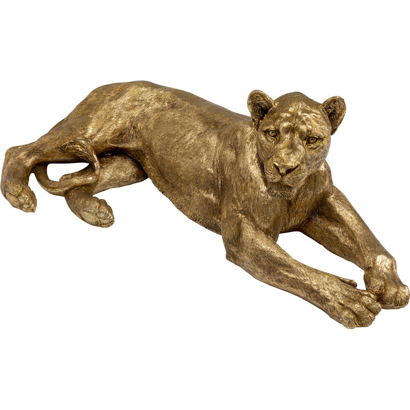 Lion Gold Decorative 113cm Figurine
