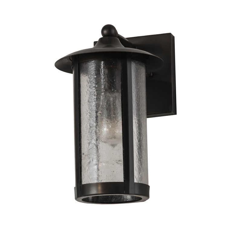 Yerby Wall Light, 13" H x 8" W x 10.25" D, Mahogany Bronze