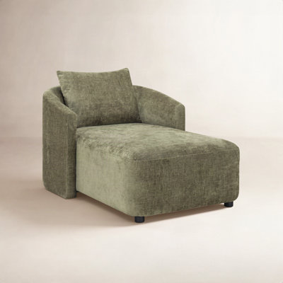 Chenille Chaise Lounge