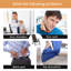 Fauteuil de massage chauffant en similicuir