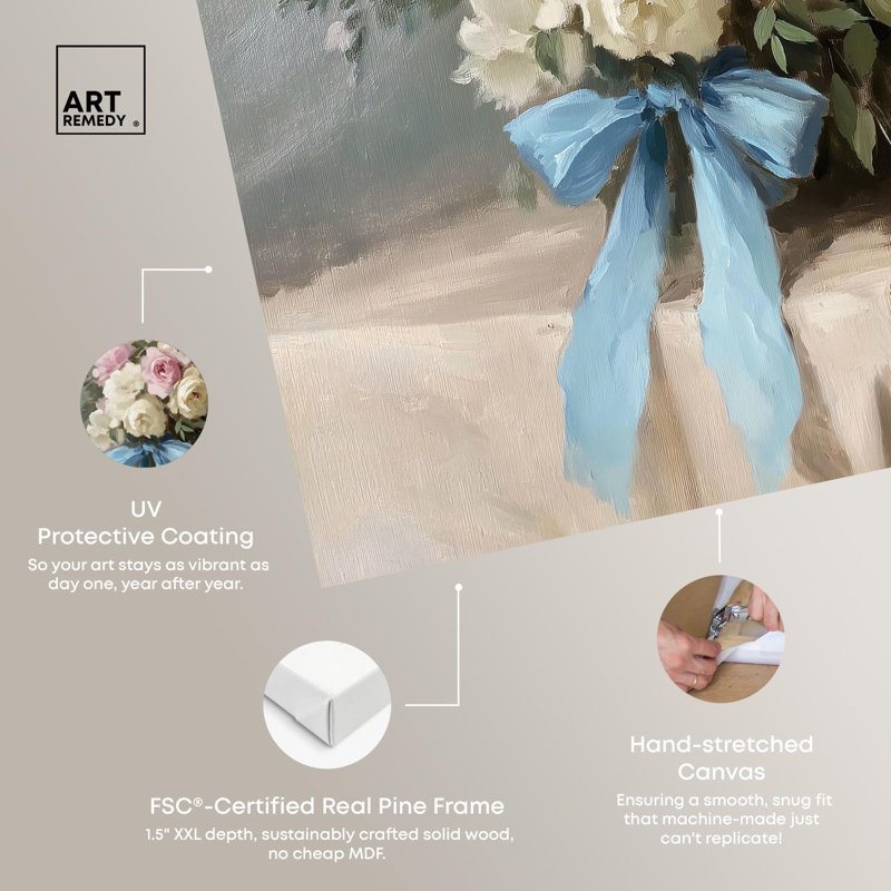 «Garden's Gift» par Glam Farmhouse Art par Art Remedy, H 24 po x l 20 po, Toile tendue avec châssis