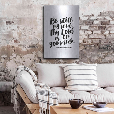 «Be Still my Soul» par Lux + Me Designs, art mural