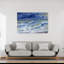 La Vague 1879 Classic Contemporary Coastal Wall Art Print by Pierre-Auguste Renoir - Wrapped Canvas Print-1919228194