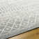 Marcella Moroccan Machine Woven Polypropylene Area Rug in Blue/Off-White