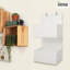 2 Piece Plastic / Acrylic Tiered Shelf