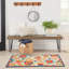 Tapis intérieur/extérieur Bernia floral ivoire/rouge/vert-29264721