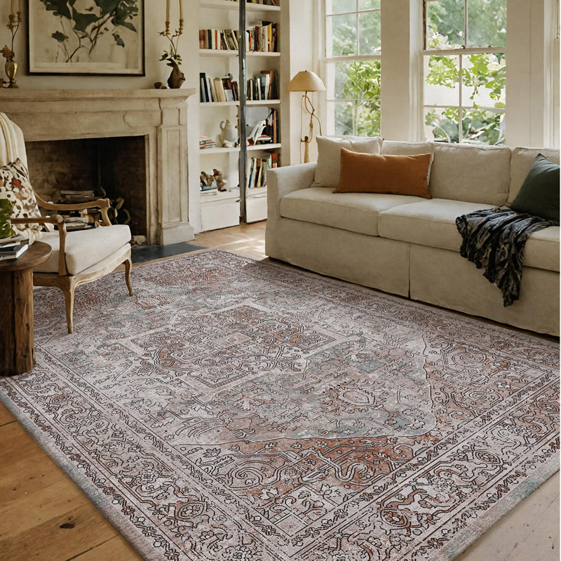 Tapis oriental, Rectangle 4 pi 11 po x 8 pi
