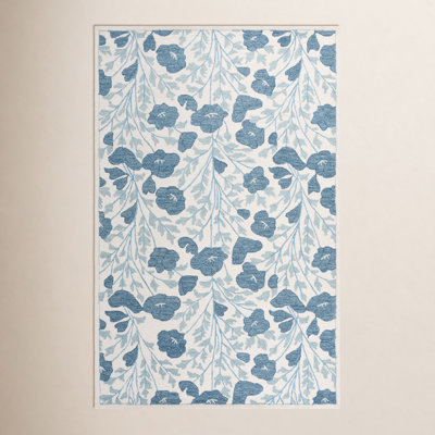 Hand-Tufted Wool Floral Rug