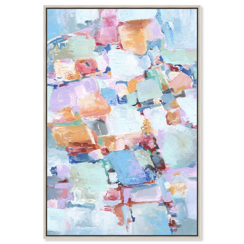 «Stronger with You», reproduction d'art moderne sur toile par Art Remedy, 24" H x 16" W, Cadre argenté
