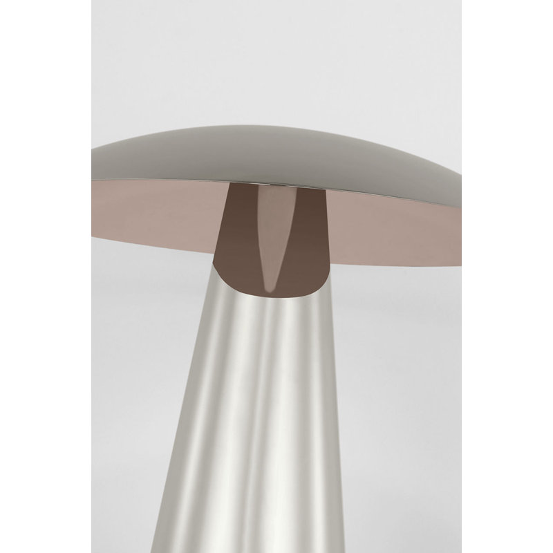 Aegis Medium Table Lamp, Polished Nickel