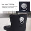 Swivel Velvet Counter Height Bar Stools With Lion Head Pull Ring For Kitchen Island-893423095