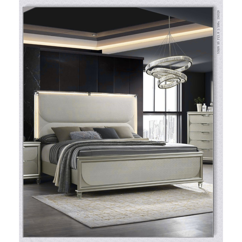Mobilier de chambre à coucher contemporain 1 pièce