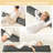 Sit-up Back Comfort WOWMAX Bed Decorative Pillows Set of 4, Headboard Pillow, Body Pillow for Adults & Two Round Decorative Throw Pillows, Aesthetic Bedroom Decor, House Warming Gifts Compression-108487807-108487806