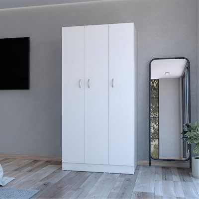 Garde-robe, chambre à coucher, blanc