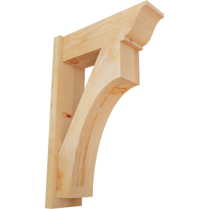 Persienne en bois Westlake, P 24 po x H 36 po, Sapin Douglas de 8 po (sciage brut)