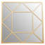 Anerinda Metal Flat Wall Mirror