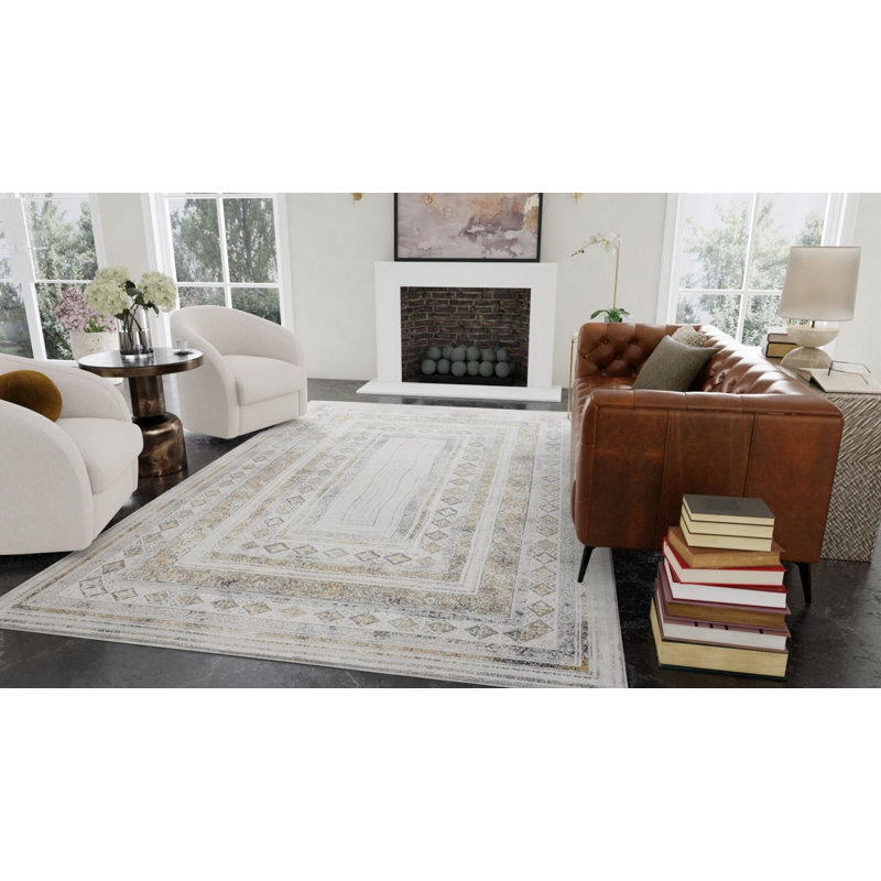 Tapis rectangulaire Oasis, Rectangle 5 pi 1 po x 7 pi 7 po