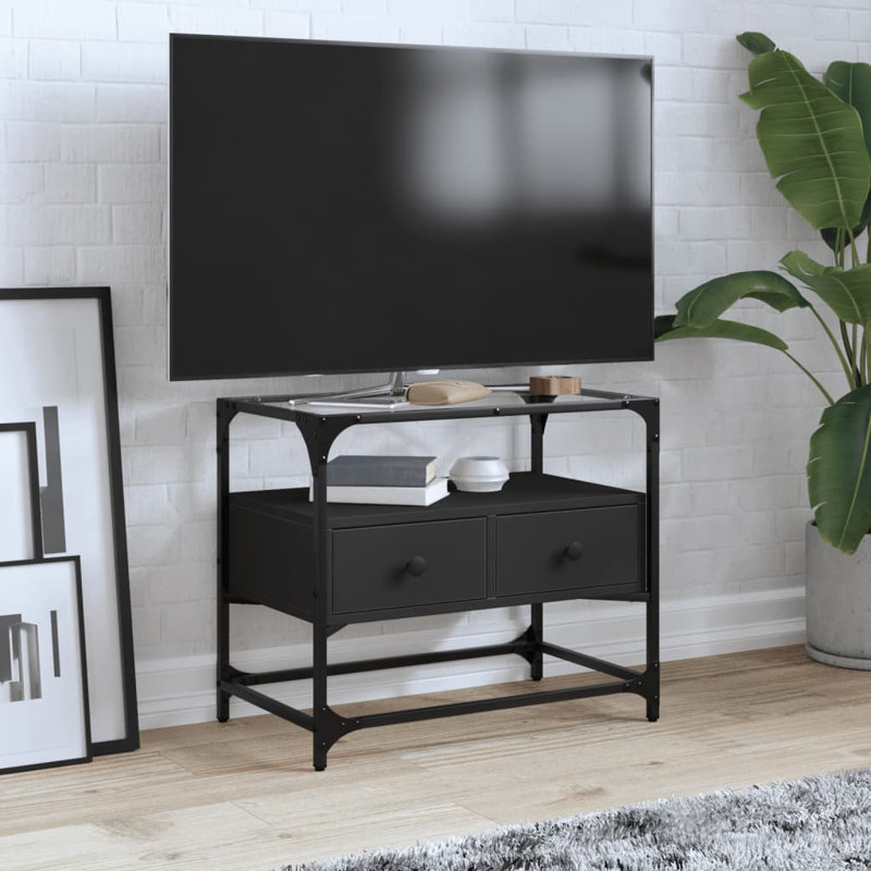 Yes_No_Yes_No_No TV Stand, Black, 60cm