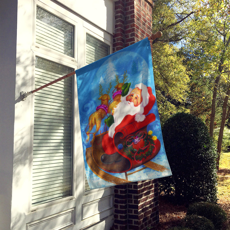 Drapeau de Noël Tambo Christmas, H 28 po x l 40 po